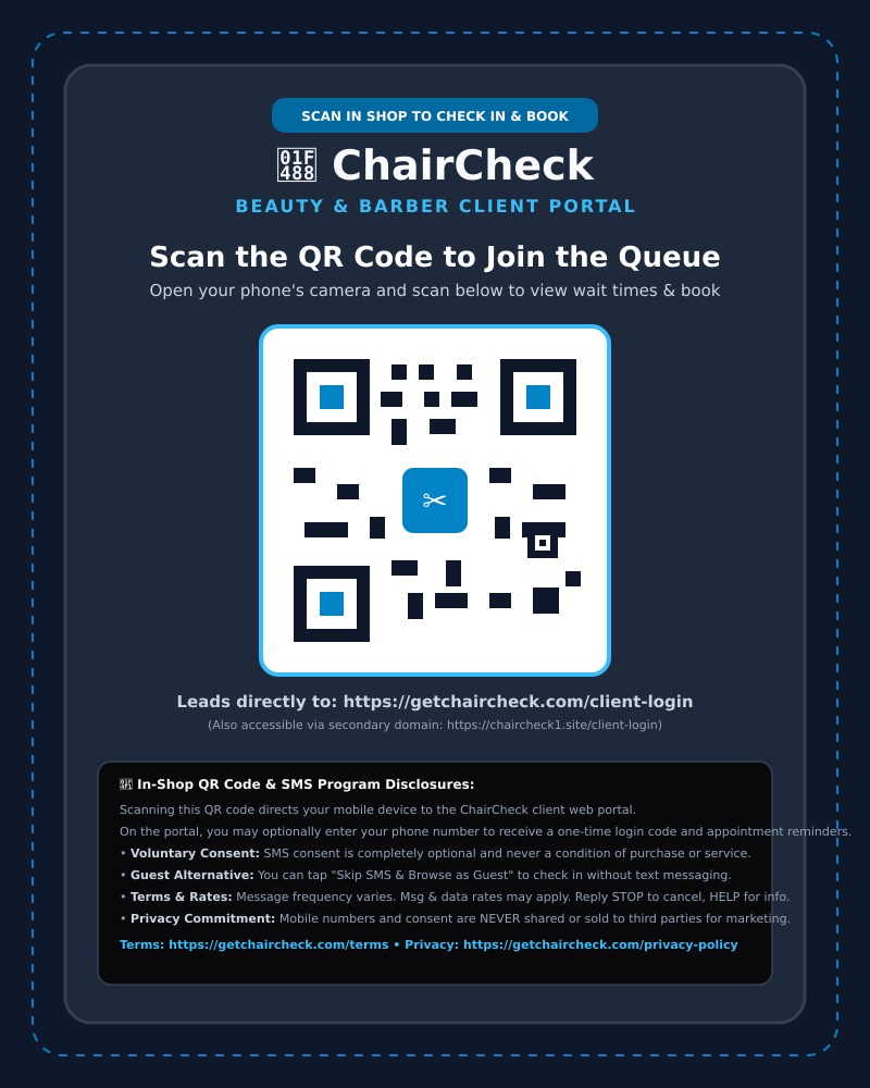 ChairCheck In-Shop Marketing Material Display Carrying QR Code (Screenshot_20261003_205704_Chrome.jpg)